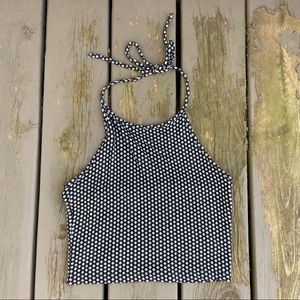 BRANDY MELVILLE Patterned Halter Top